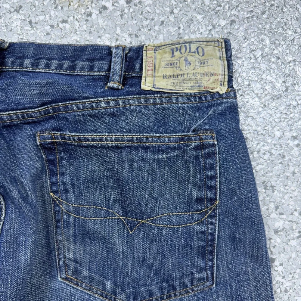 Vintage Polo Ralph Lauren 867 Classic Jeans Men's 38x30 Dark Wash Preppy RL